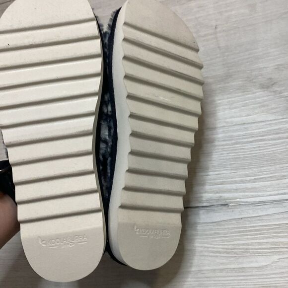 NEW- Koolaburra by UGG- Fuzz'd Out Cheetah Print Faux Fur Sling backs - Size 10 - Picture 6 of 7